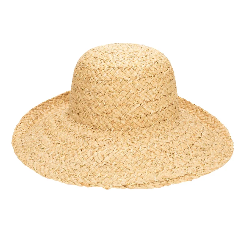 Womens hats in corduroy-Pearl Women's Raffia Sun Hat