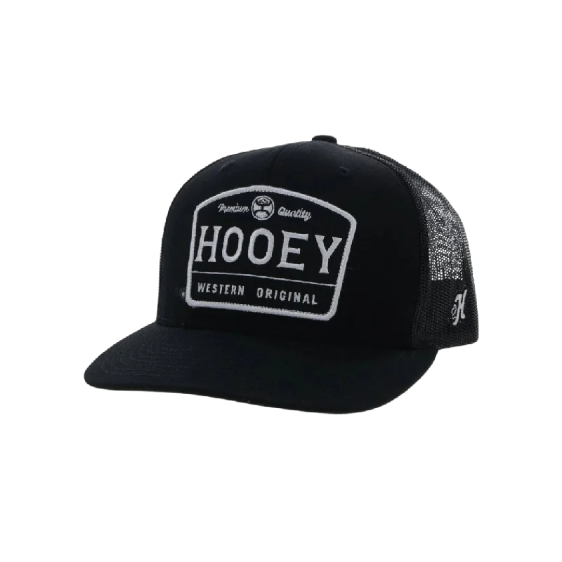 mens hats in chiffon-Hooey Men's Trip Snapback Black Hat