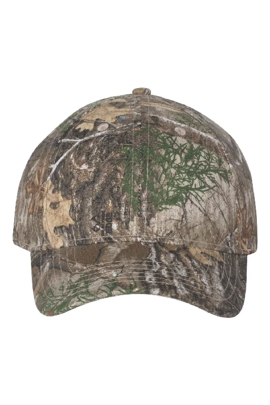 mens hats in goatskin-Kati Mens Camo Adjustable Hat - Realtree Edge