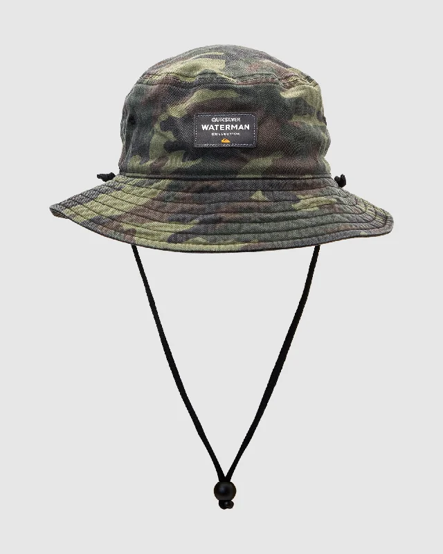 Bucket hats for street trips-Mens Waterman Vice Breaker Bucket Hat