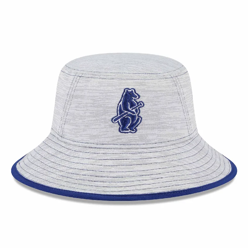 Bucket hats with durable fabric-Chicago Cubs Gameday 1914 Bucket Hat