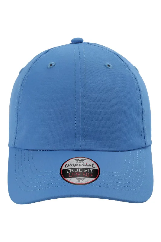 mens hats for shark fishing-Imperial Mens The Original Performance Moisture Wicking Adjustable Hat - Azure Blue