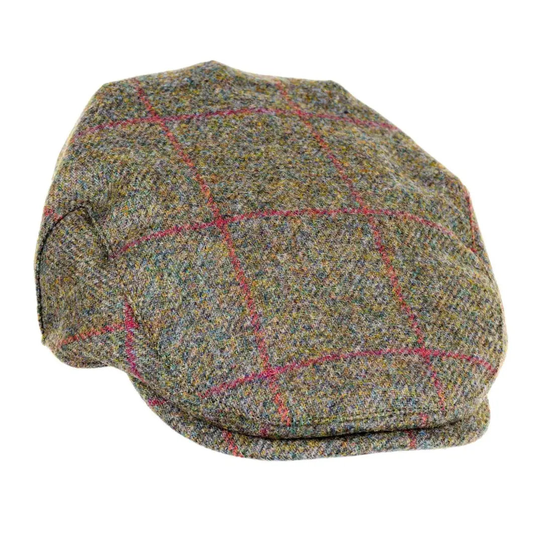 Boho headbands for women-Heather Chapman British Tweed Flat Cap