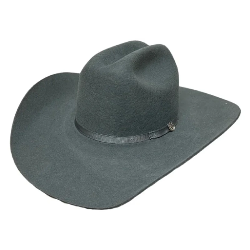 Stretch headbands for men-Stetson Phantom Grey Pismo Felt Hat