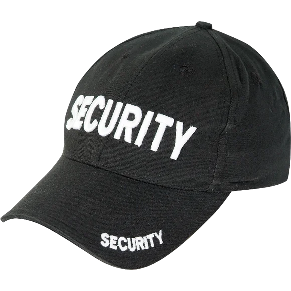 Baseball caps party favor-Viper Security Baseball Hat Black