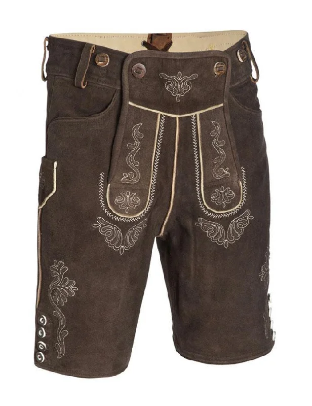 mens hats for carp fishing-CLEARANCE! Select Alpen Schatz™ Men's Lederhosen - Shorts only (no suspenders/braces)