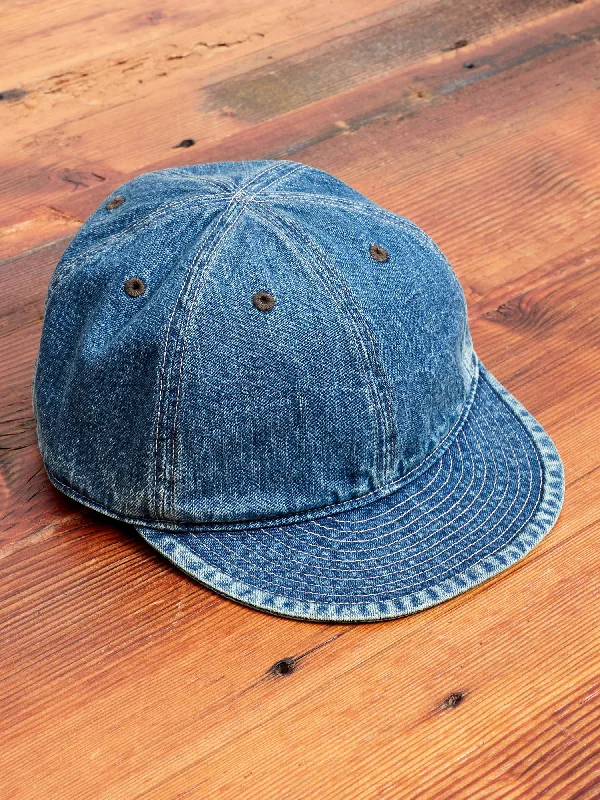 Beanies with soft vibes-Denim Service Cap in Vintage Indigo