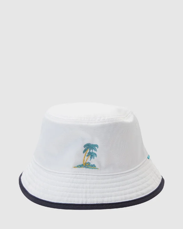 Bucket hats for casual wear-Mens Island Flip Bucket Hat