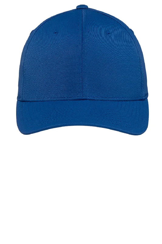 mens hats for winter-Sport-Tek Mens Moisture Wicking Stretch Fit Hat - True Royal Blue