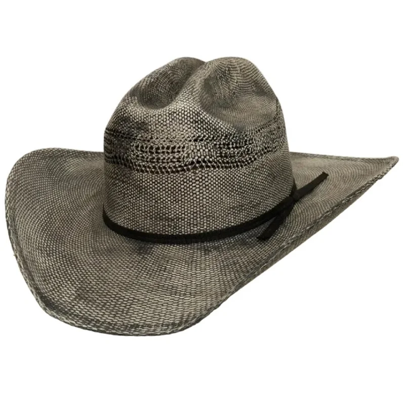 Velvet headbands for kids-American Hat Grey Moonwalk Straw Hat