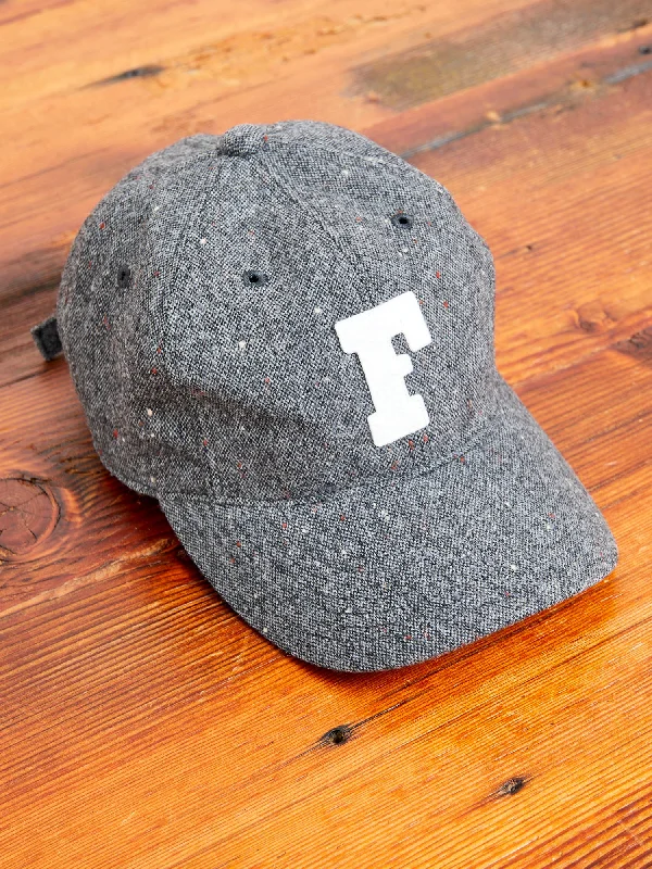 Baseball caps outlet deal-Brown's Beach Tweed Baseball Cap in Charcoal