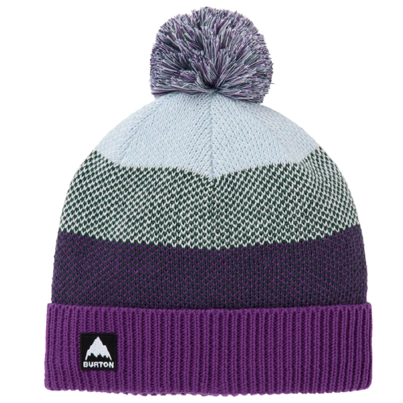 Boho headbands for women-Burton Kids' Fleece-Lined Pom Beanie 2025