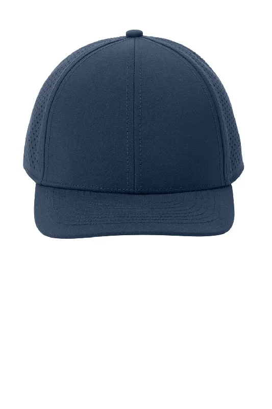 mens hats in blue-Ogio Mens Performance Moisture Wicking Adjustable Hat - River Navy Blue - New