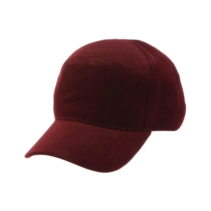 Baseball caps yoga wear-Scala Scopello Adjustable Corduroy Baseball Cap