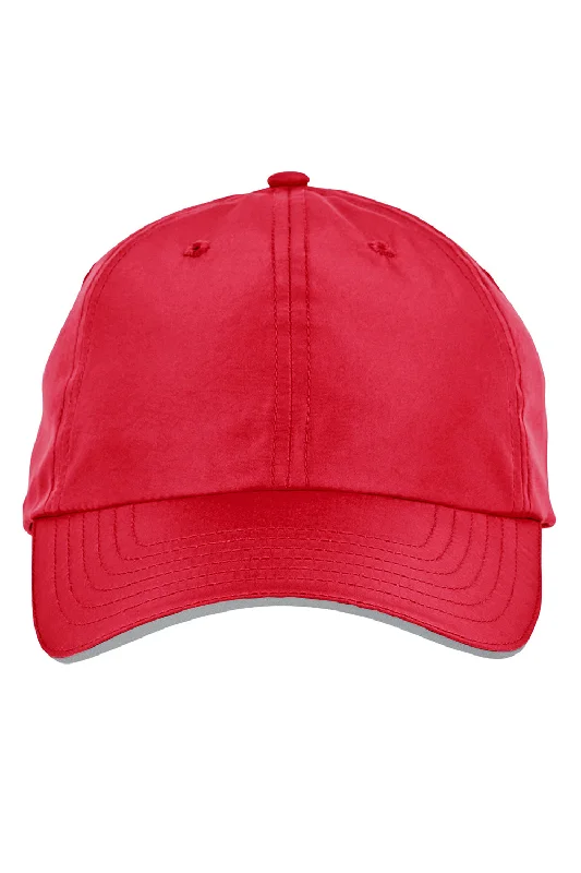 mens hats for stargazing-Core 365 Mens Pitch Performance Moisture Wicking Adjustable Hat - Classic Red