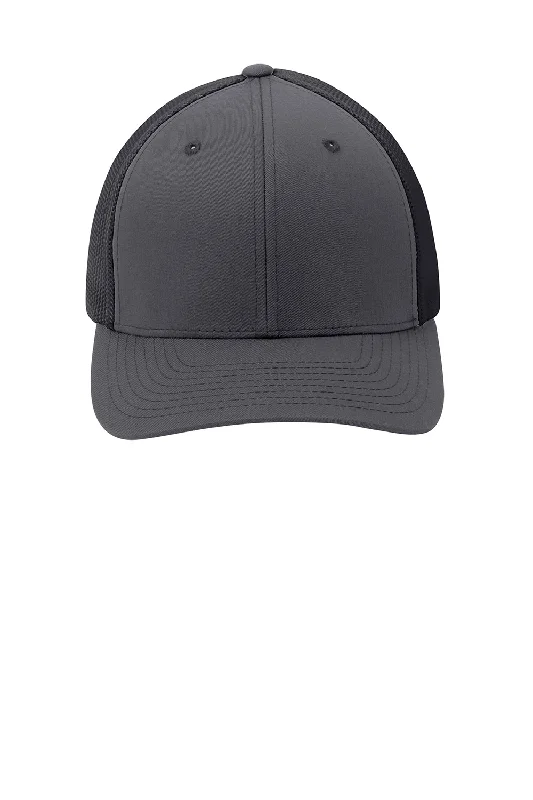 mens hats for sardine fishing-Port Authority Mens Stretch Fit Hat - Graphite Grey