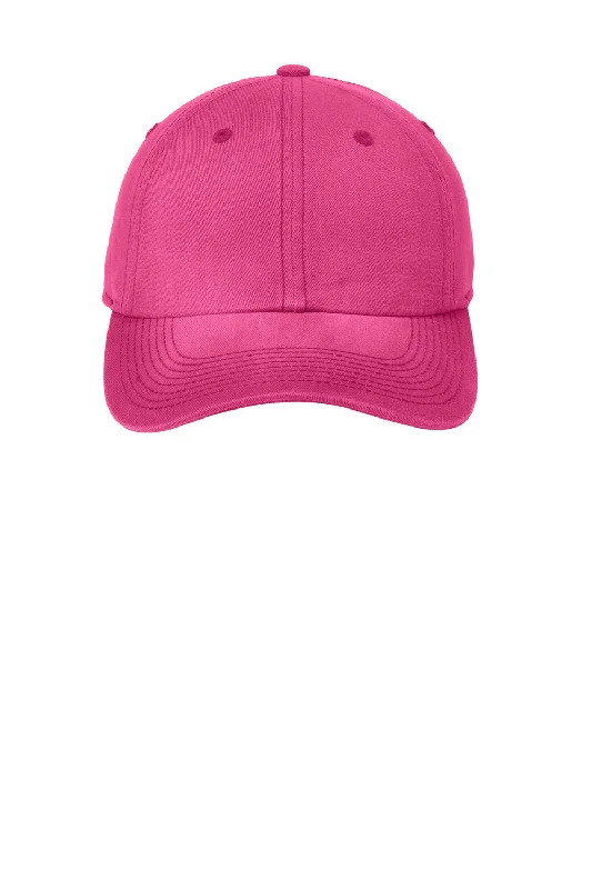 mens hats for fly fishing-Port Authority Mens Adjustable Hat - Raspberry Pink