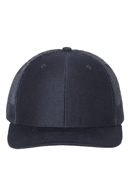 mens hats for carp fishing-Richardson Mens Snapback Trucker Hat - Navy Blue