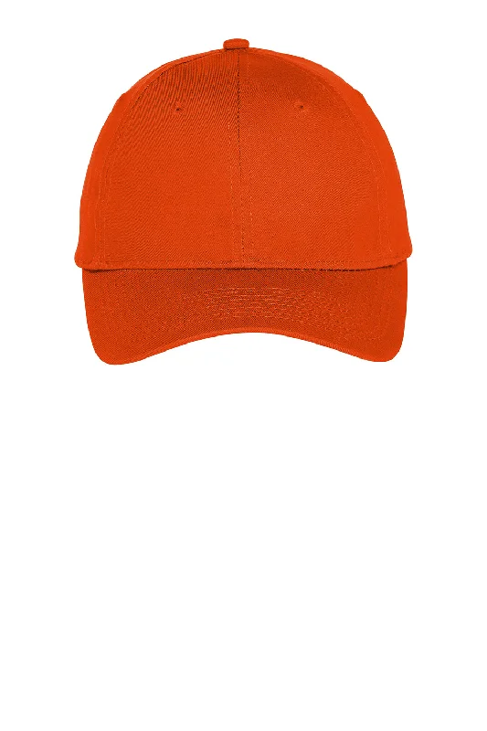 mens hats for jazz nights-Port & Company Mens Twill Adjustable Hat - Orange