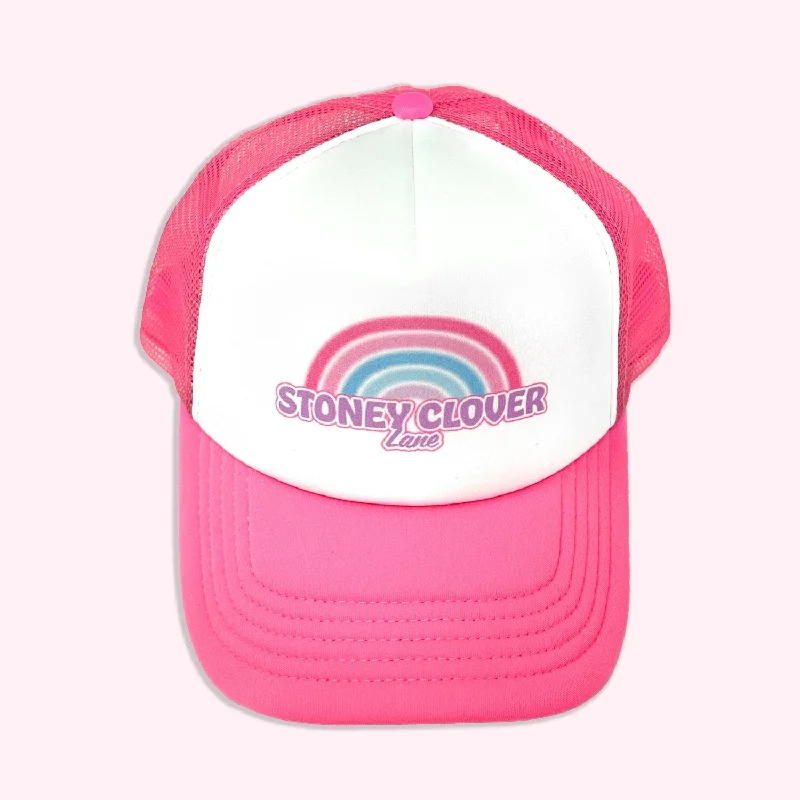 Beanies with custom names-Rainbow Trucker Hat