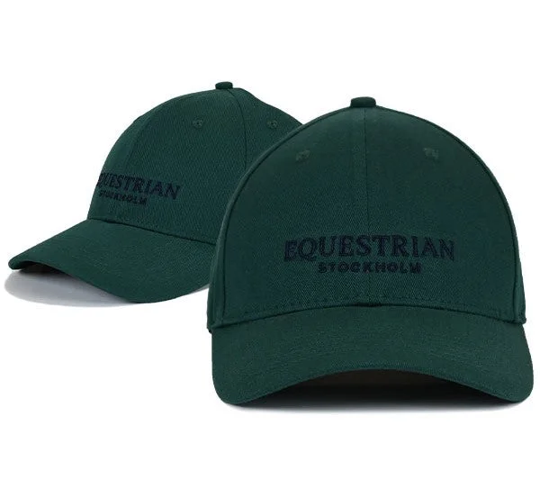 Plush headbands for cozy days-Equestrian Stockholm Cap Emerald