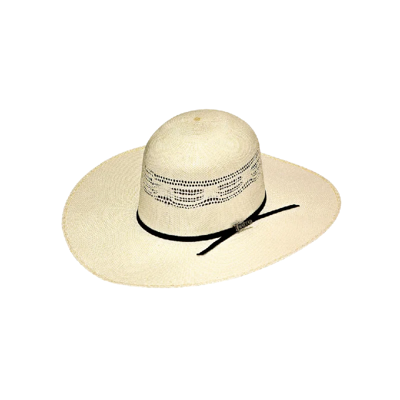 mens hats for desert trips-M&f Men's Twister Straw Open Crown Vented Hat