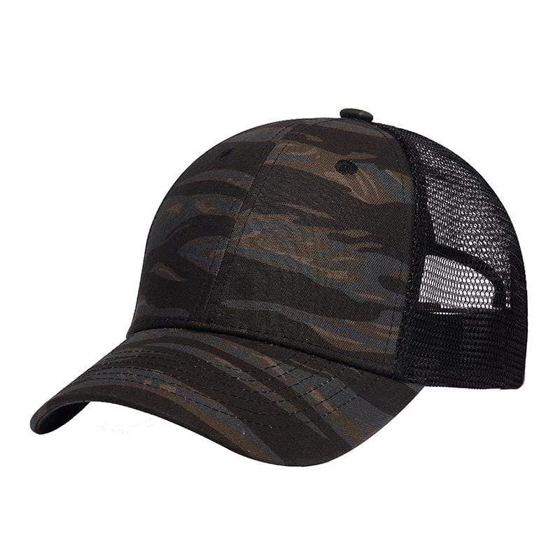 Baseball caps strength training-Men's Camouflage Summer Baseball Cap