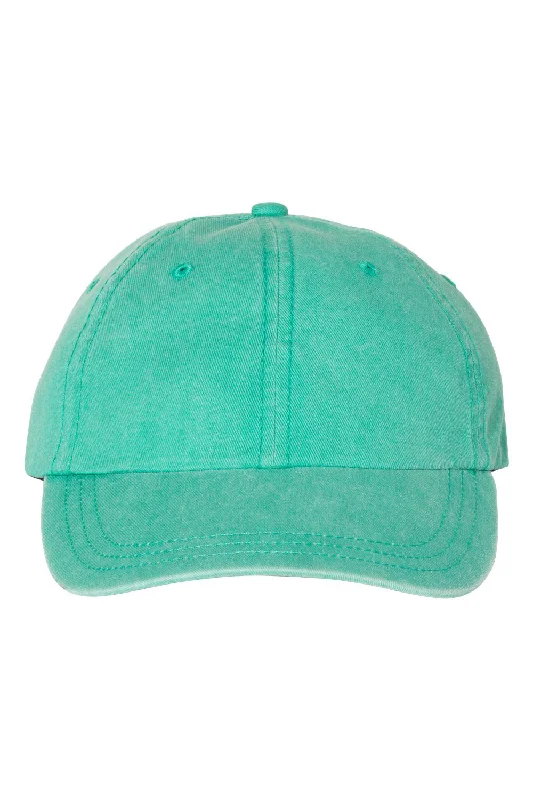 mens hats with striking colors-Sportsman Mens Pigment Dyed Adjustable Hat - Seafoam Green