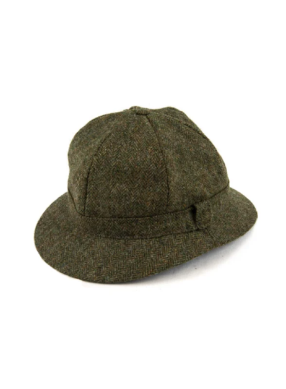 Wool Hats for icy peaks-Ghillie British Wool Tweed Hat