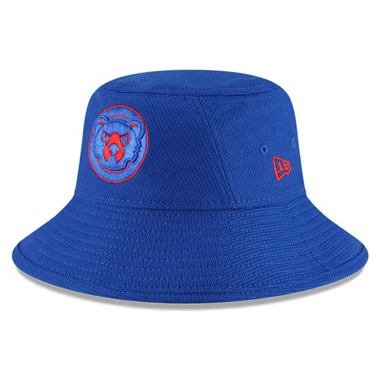 Bucket hats for rainy festivals-Chicago Cubs 2023 Batting Practice Bucket Hat