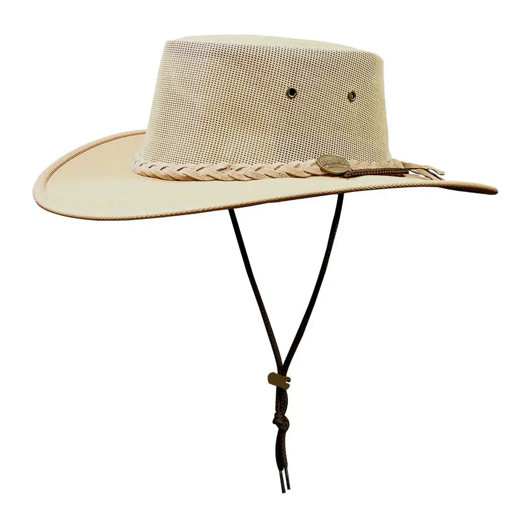 Thin headbands for men-Barmah Drovers Foldaway Cooler Canvas Hat