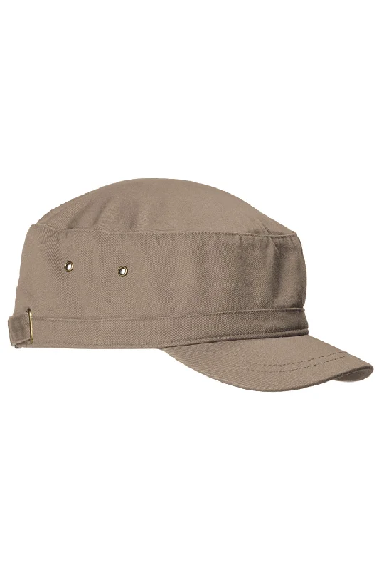 mens hats for art shows-Big Accessories Mens Adjustable Military Cadet Hat - Charcoal Grey