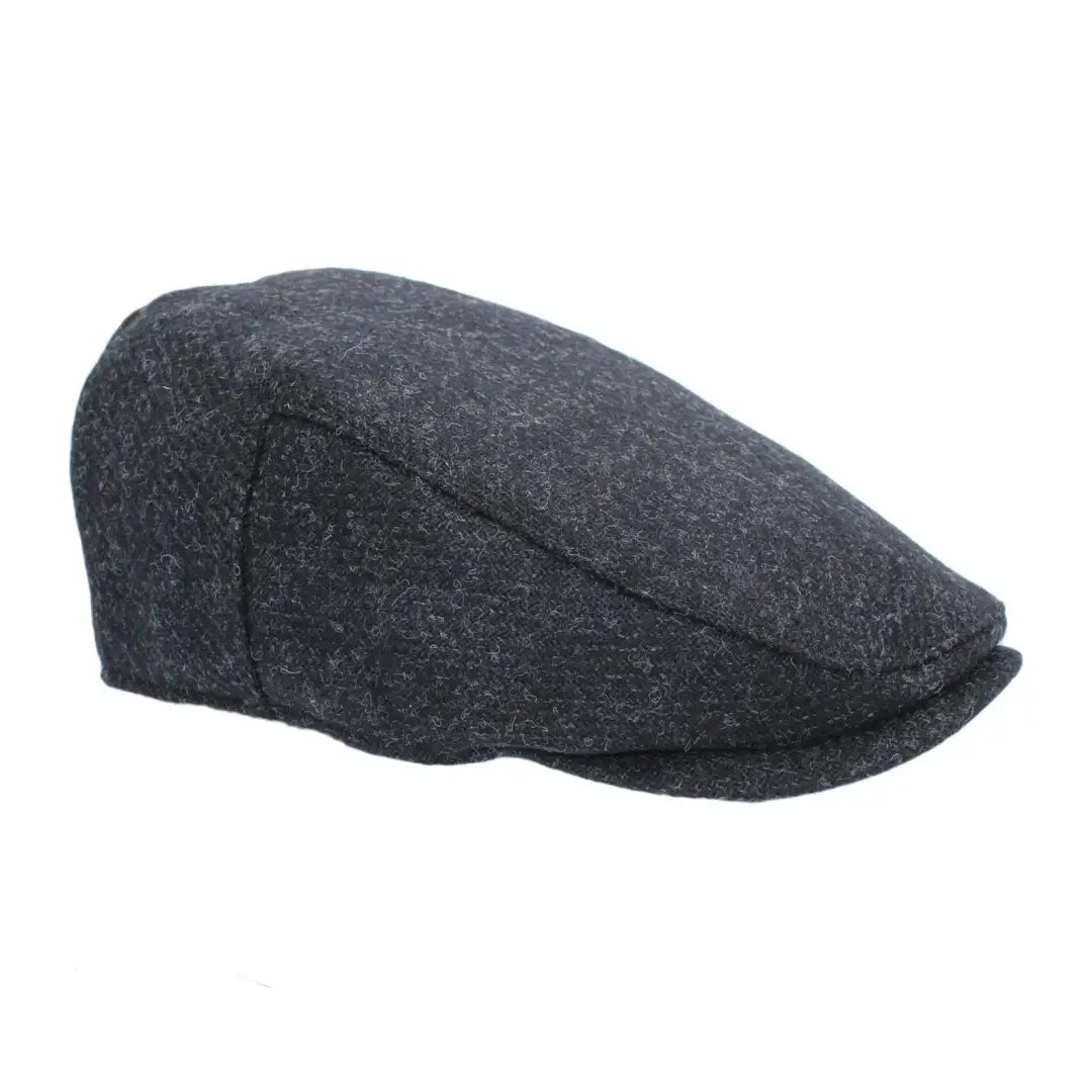 Beanies for casual Fridays-Heather Selby Twill Tweed Flat Cap