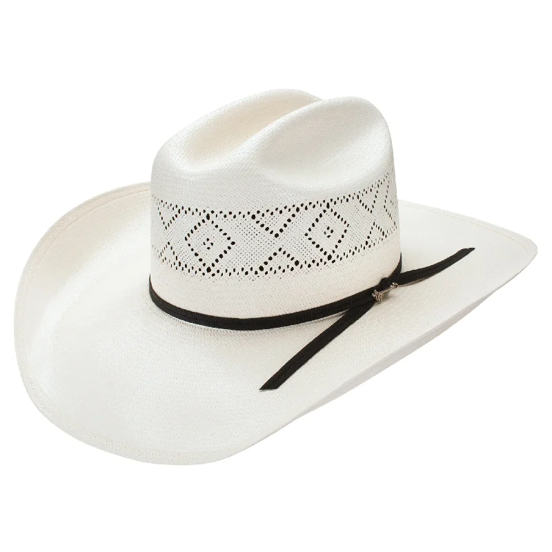 Beanies for snowy vibes-Stetson Saddleman Straw Hat