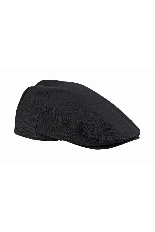 mens hats with long brim-Big Accessories Mens Drivers Hat - Black