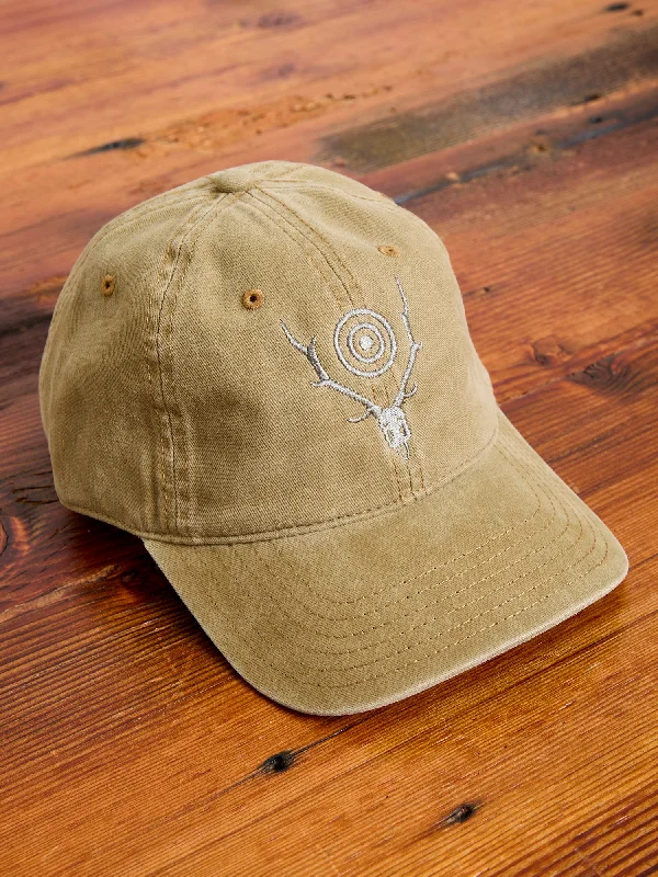 Beanies for rainy nights-Strap Back Dad Cap in Khaki