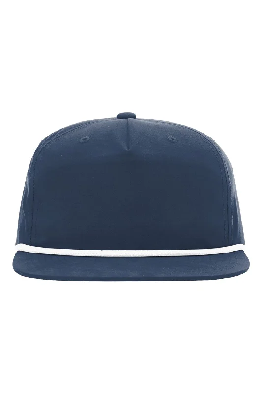 mens hats on amazon-Richardson Mens Umpqua UPF 50+ Snapback Hat - Navy Blue/White