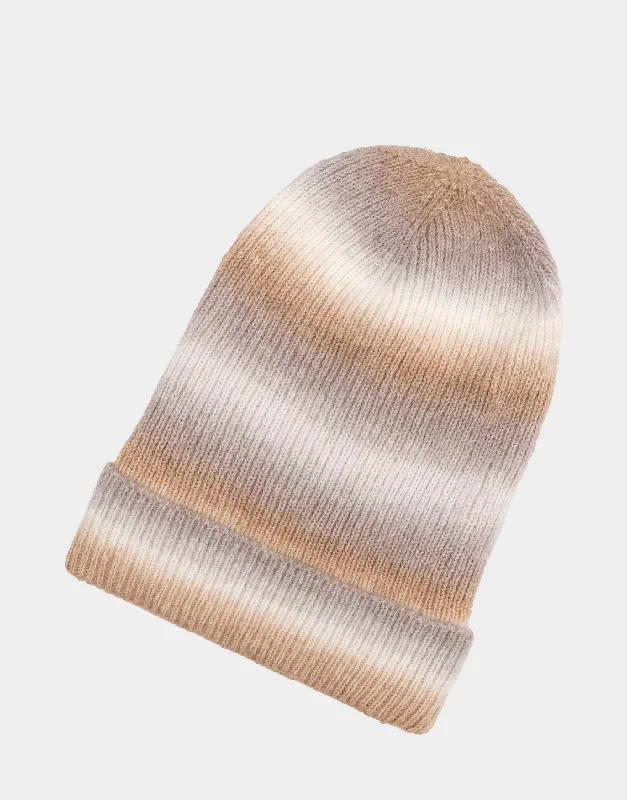 Sparkly headbands for kids-Ombre Knit Beanie