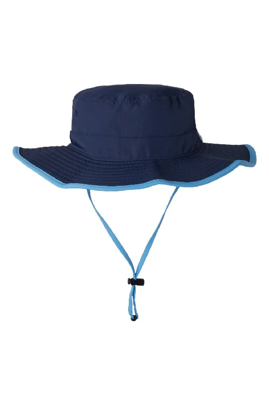 mens hats in topaz-The Game Mens Ultralight UPF 30+ Boonie Hat - Navy Blue/Columbia Blue