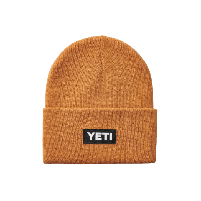 Soft headbands for workouts-Yeti Men's Badge Gold Beanie