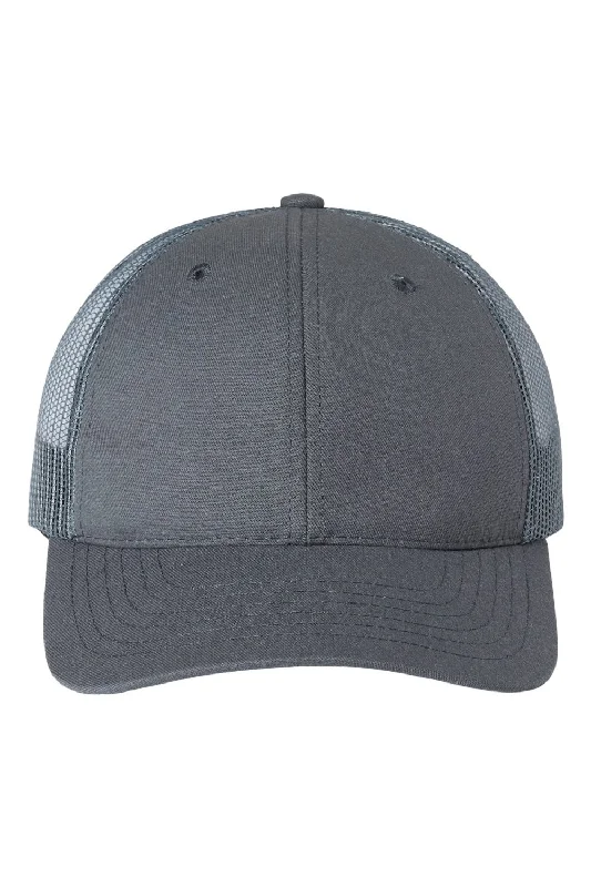 mens hats for paragliding-Classic Caps Mens USA Made Snapback Trucker Hat - Charcoal Grey