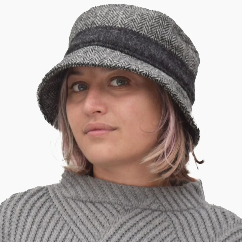 Bucket hats with quirky designs-Harris Tweed® Bucket Hat