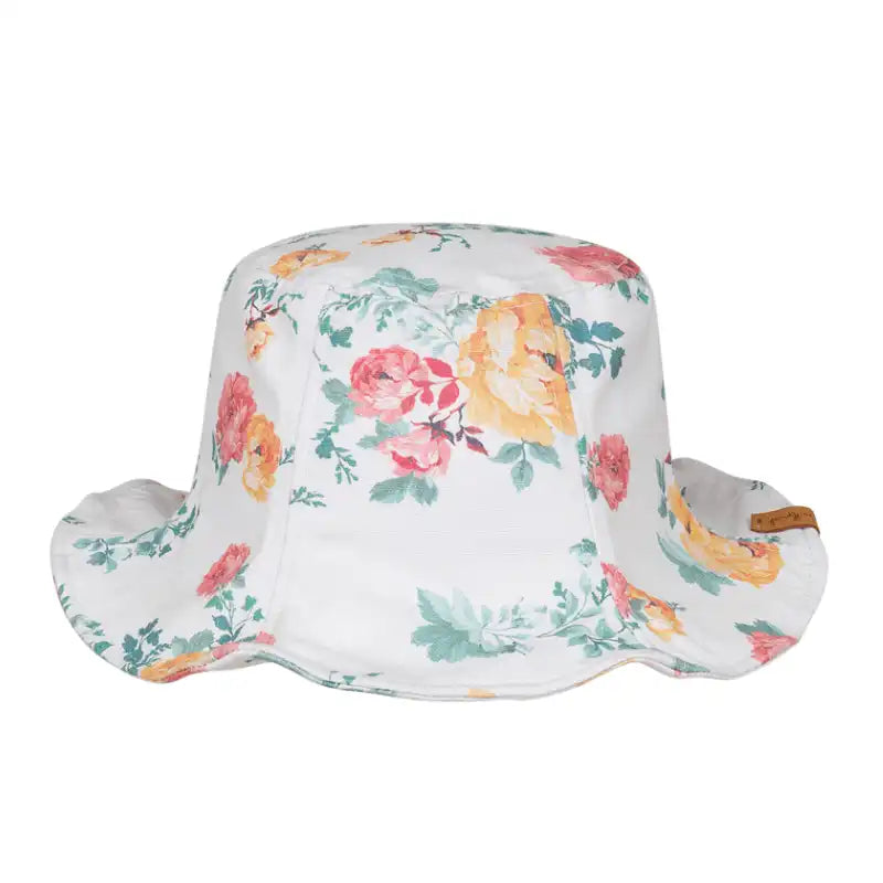 Bucket hats for family outings-Millymook Girls Bucket Hat - Alma