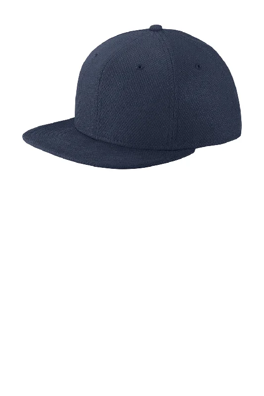 mens hats for clam fishing-New Era Mens Moisture Wicking Adjustable Hat - Navy Blue