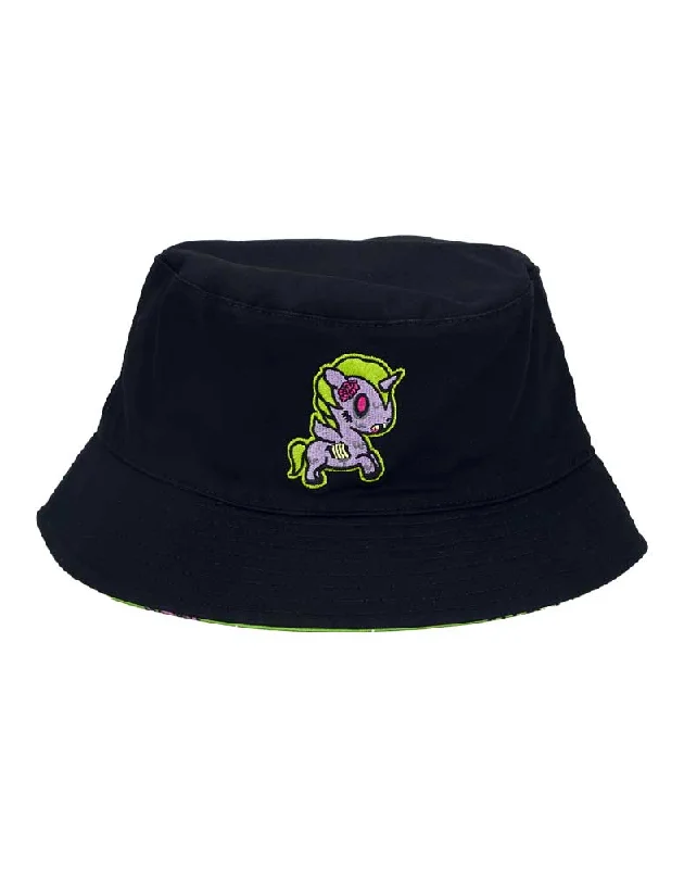 Bucket hats near me-Zombie Reversible Bucket Hat