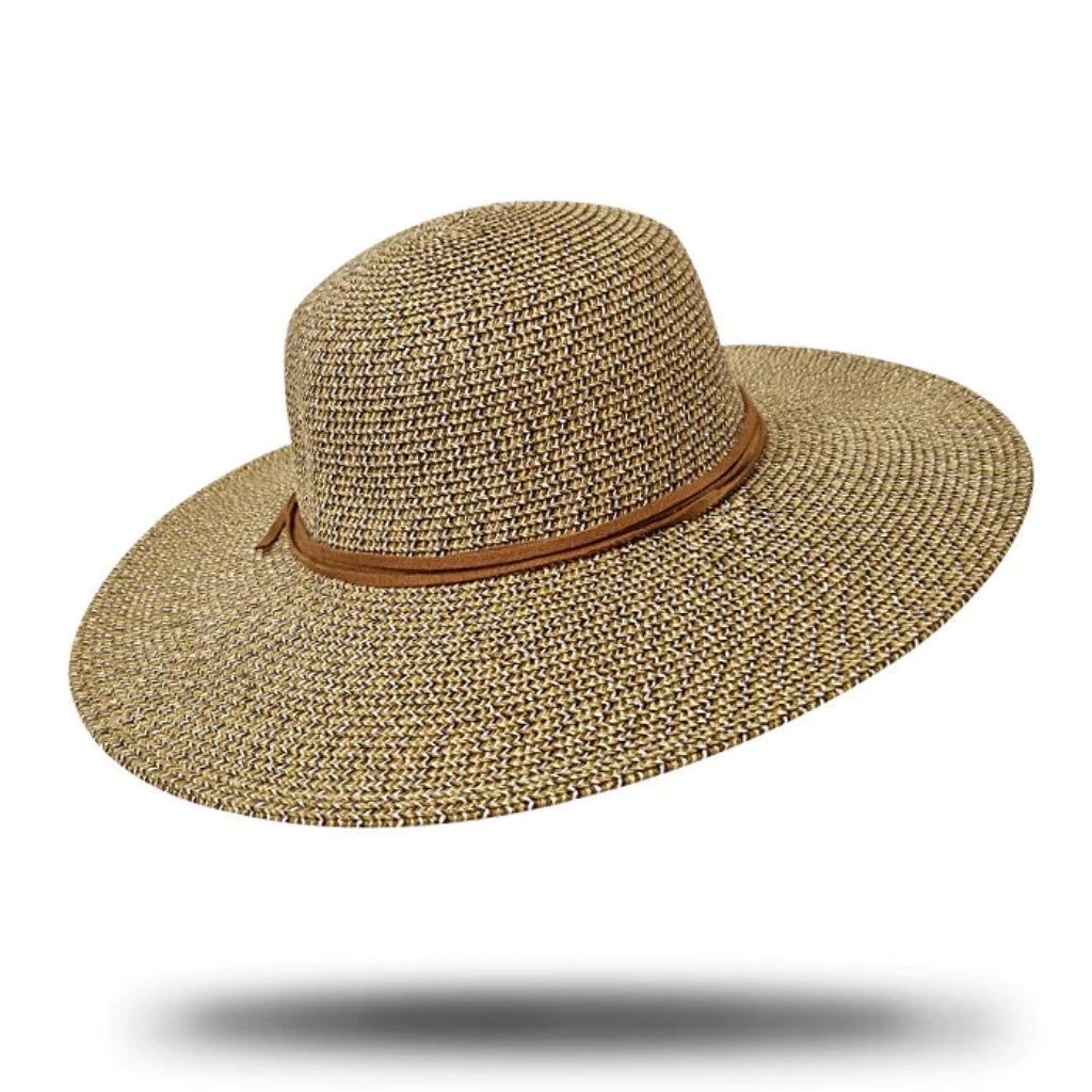 Running headbands for women-Ladies Rye Mix Straw Hat