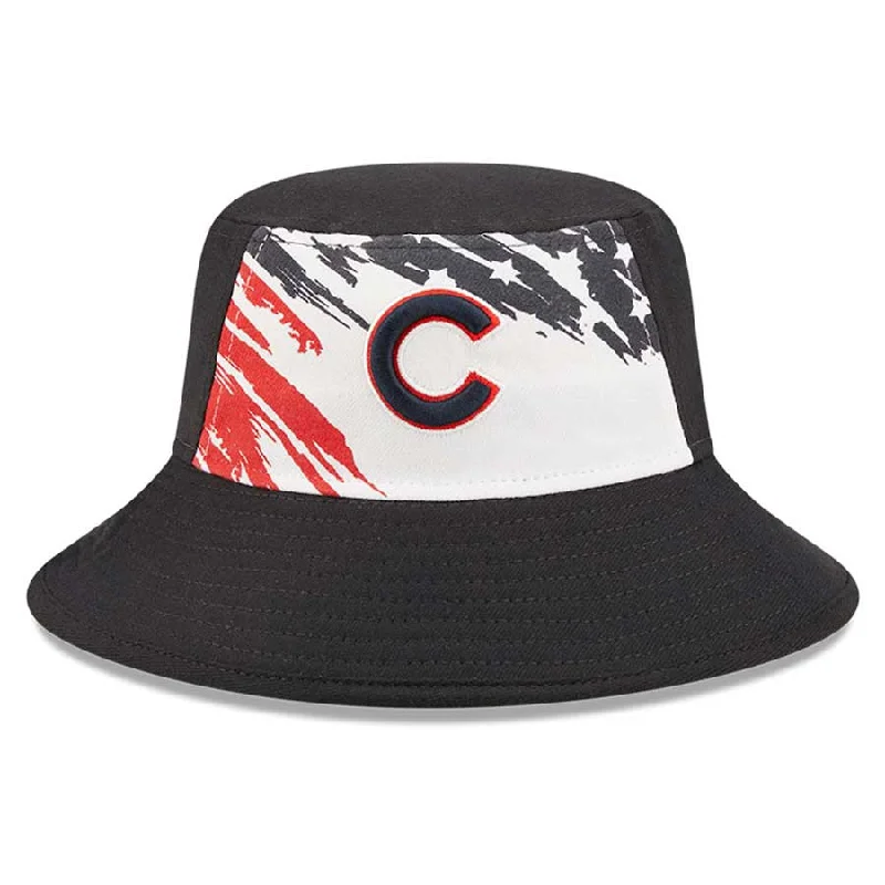 Bucket hats for music lovers-Chicago Cubs 2022 4th Of July Bucket Hat