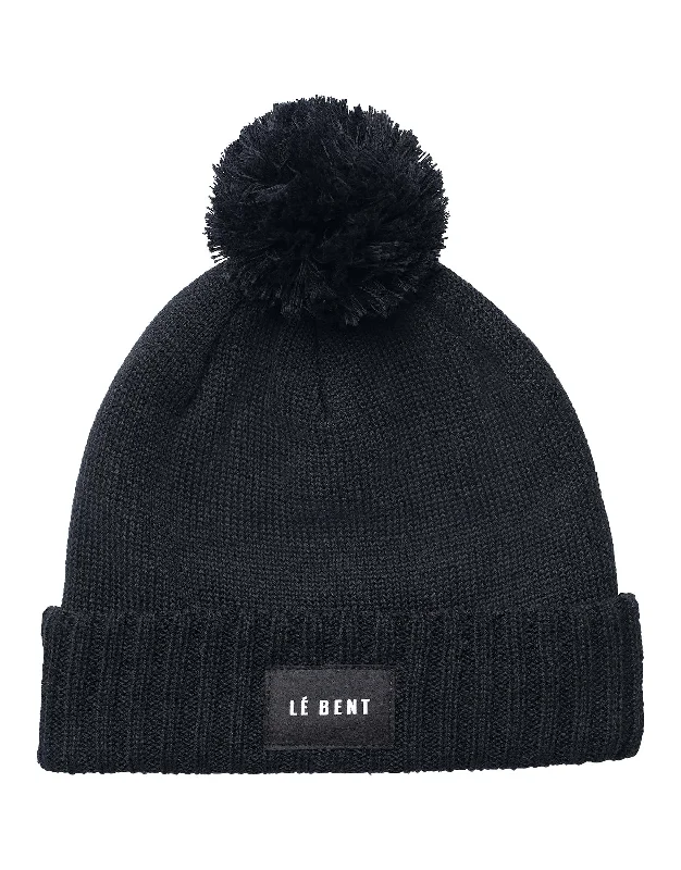 Beanies for cozy runs-Le Bent Pom Pom Beanie