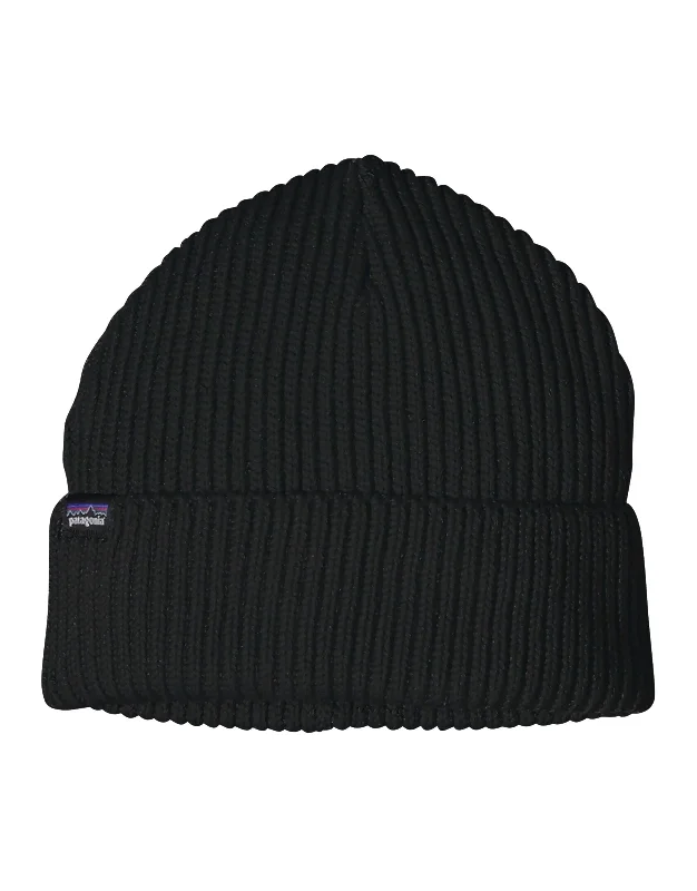 Beanies with sporty logos-Patagonia Fishermans Rolled Beanie