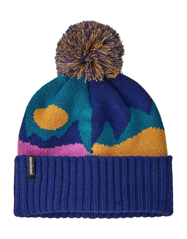 Wide headbands for kids-Patagonia Kids Powder Town Beanie